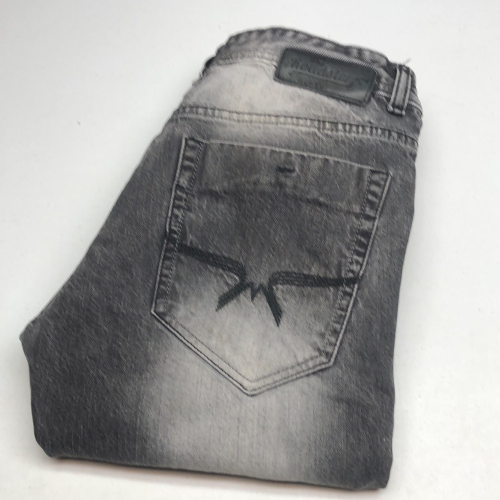 MENS ROADSTER LIFE TWO-TONE BLACKWASH SKINNY FIT JEANS 32x32 ⭐️